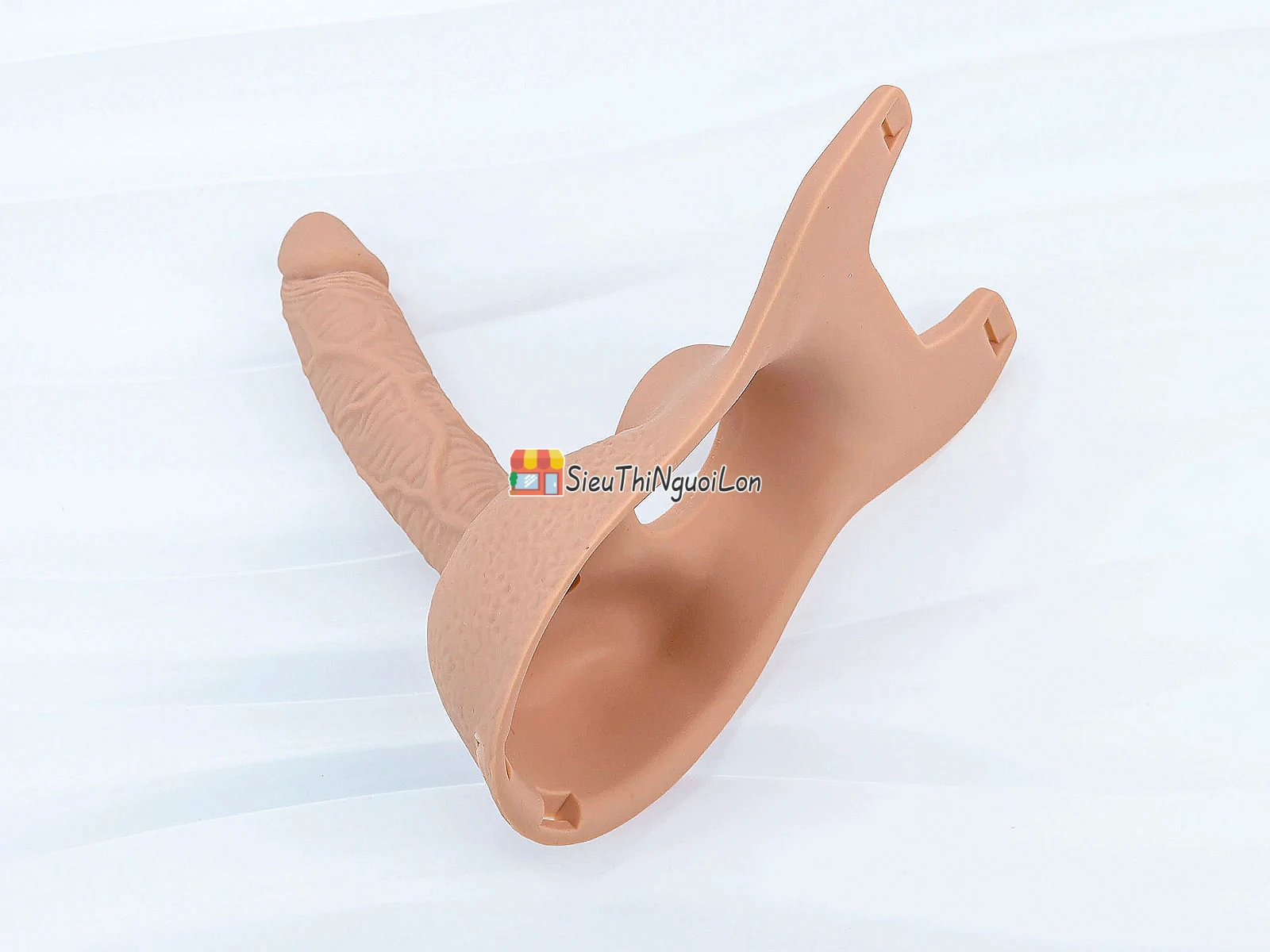 Cu giả dây đeo 2 đầu kết hợp tăng kích thích mạnh mẽ cho cả hai