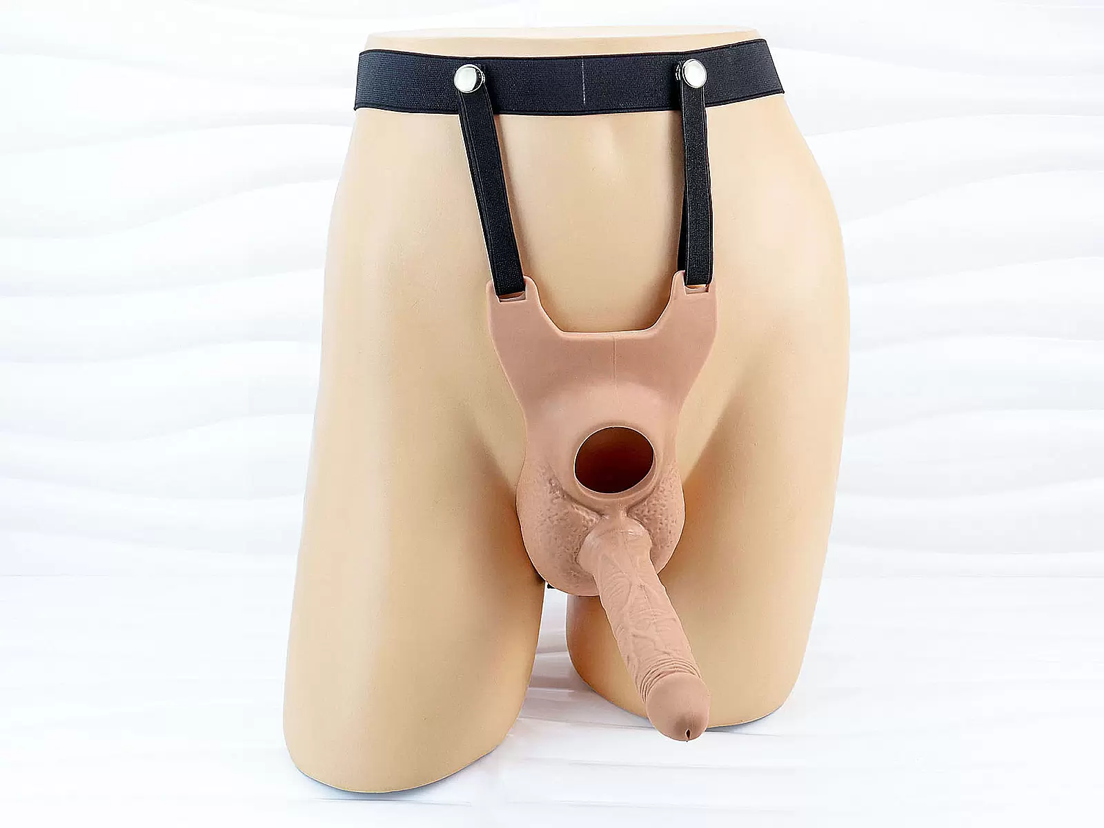 Cu giả dây đeo 2 đầu – kết hợp rung massage kép