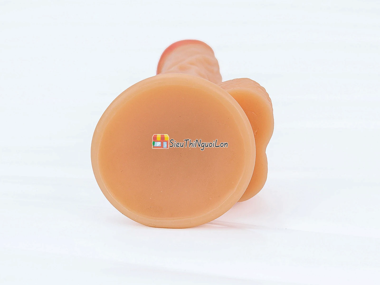 Cu giả có đế gân nổi không rung – silicone mềm, đế hút chắc