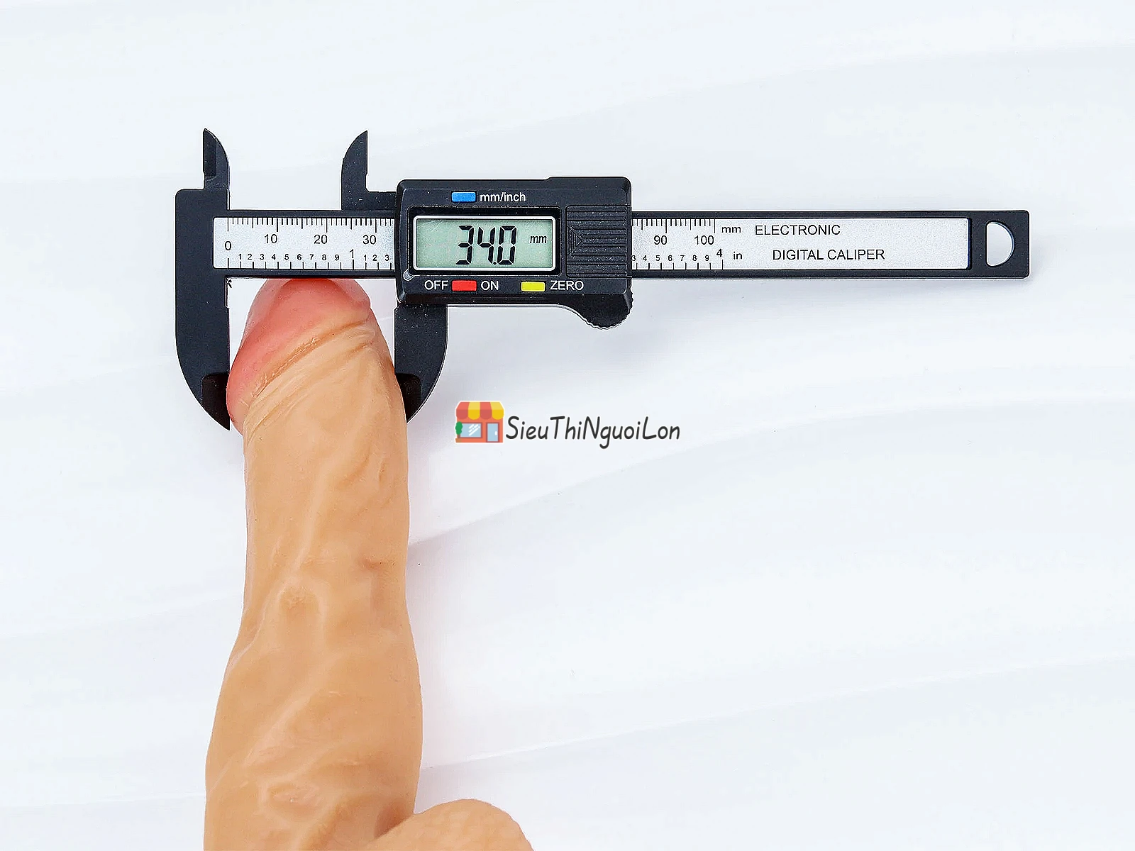 Cu giả có đế gân nổi không rung – silicone mềm, đế hút chắc