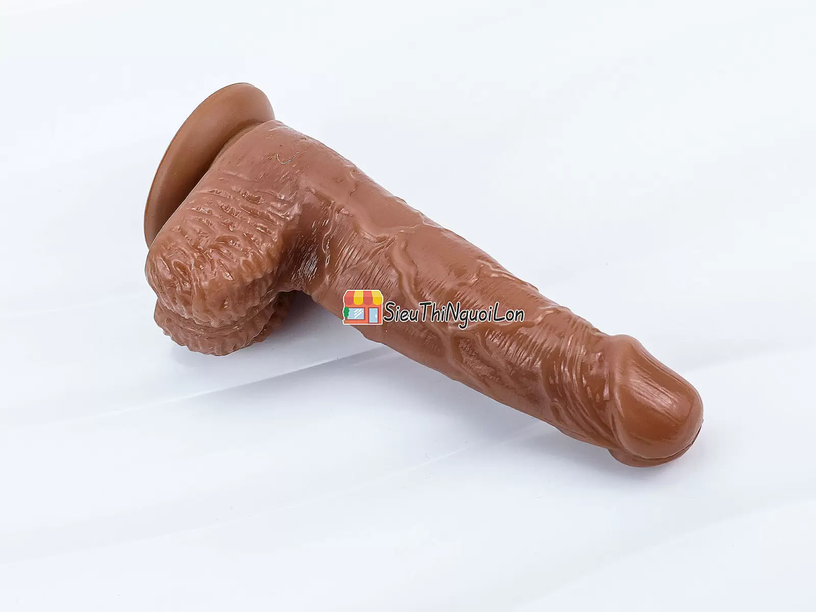 Dương vật giả có đế rung - ngoáy - phát nhiệt kèm điều khiển