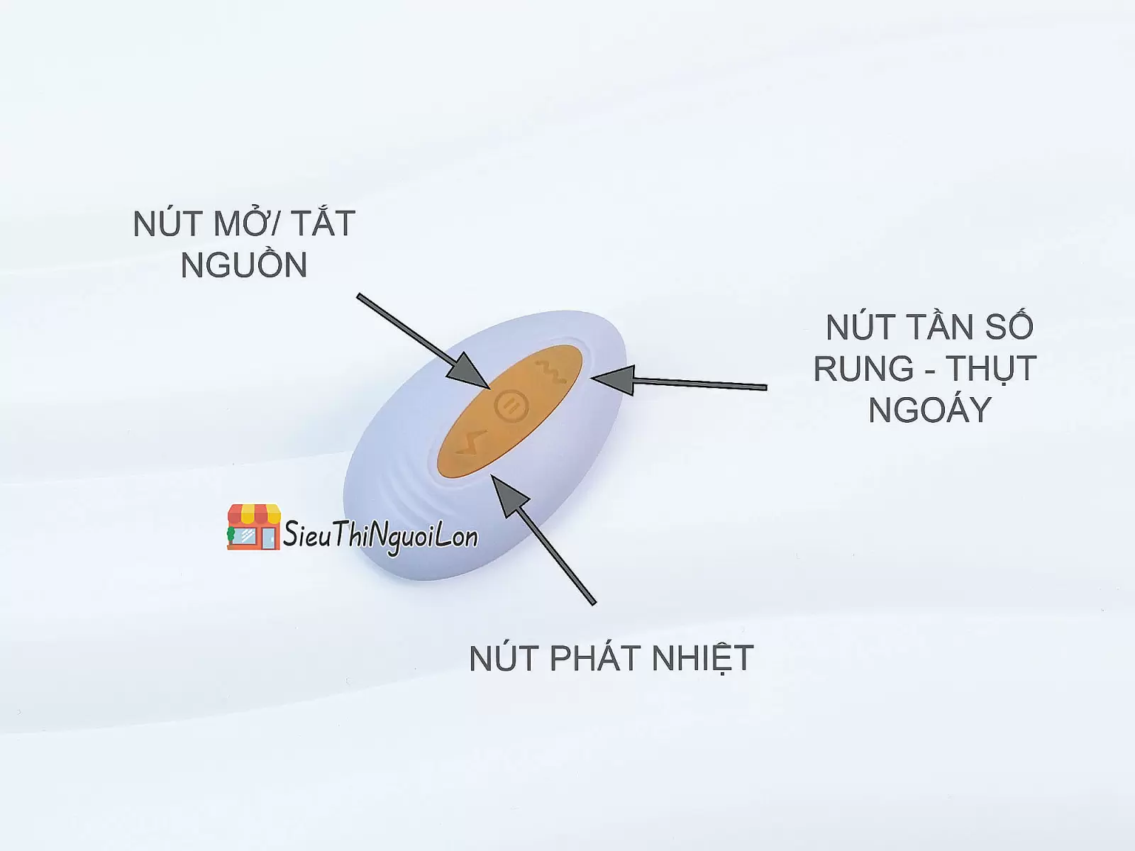 Dương vật giả có đế rung - ngoáy - phát nhiệt kèm điều khiển