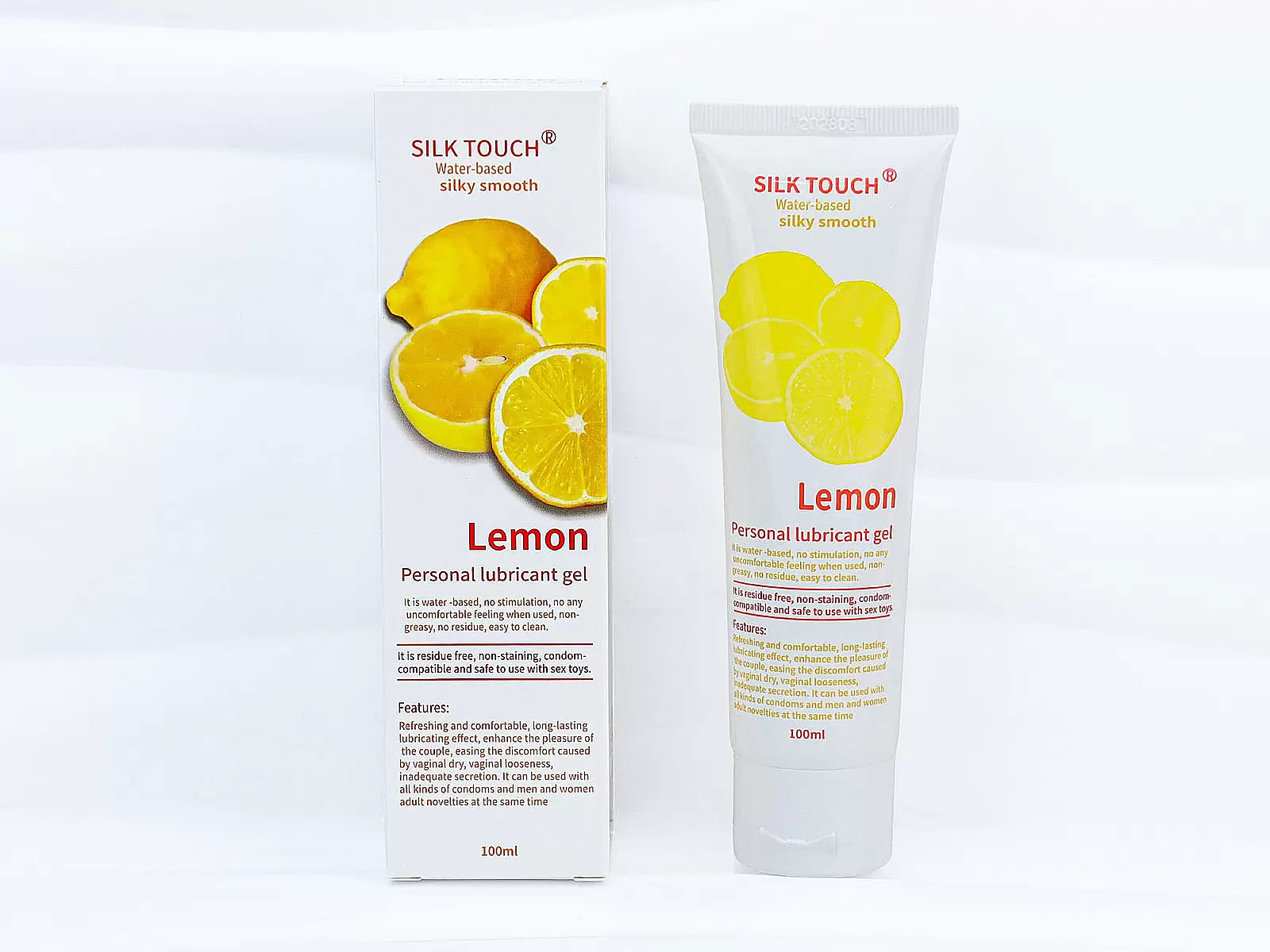 Gel Silk Touch hương chanh 100ml – bôi trơn citrus