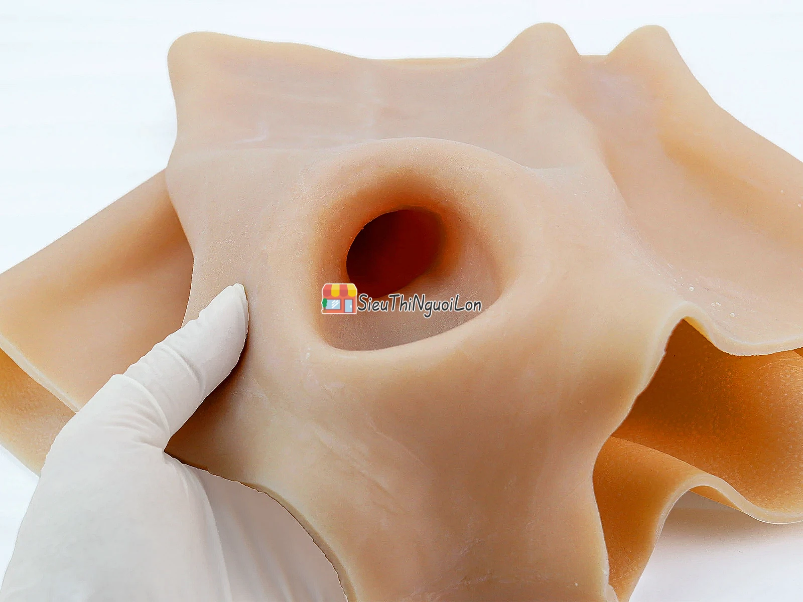 Quần dương vật giả size to rỗng ruột siêu mềm có múi