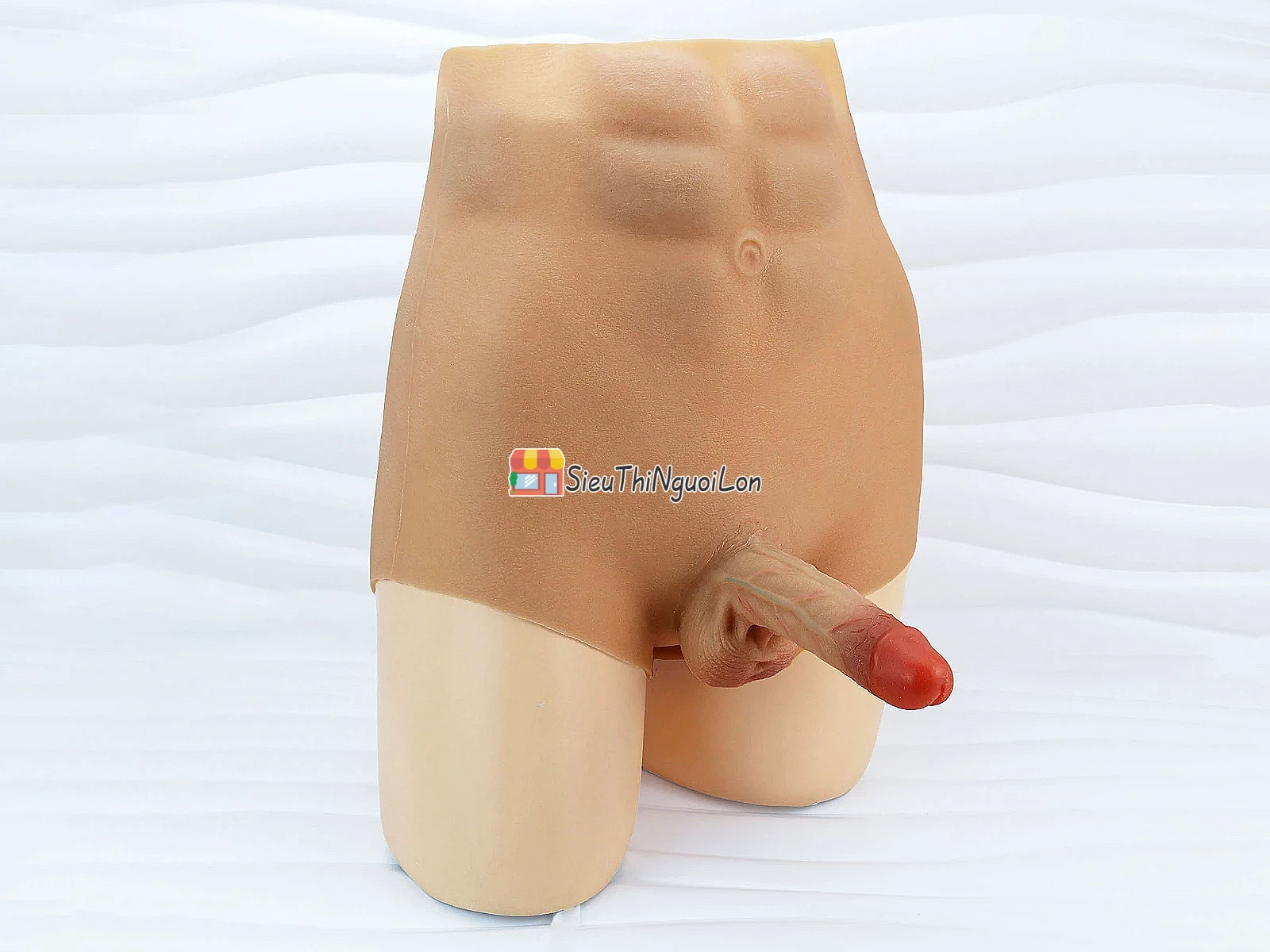 Quần dương vật giả size to rỗng ruột siêu mềm có múi