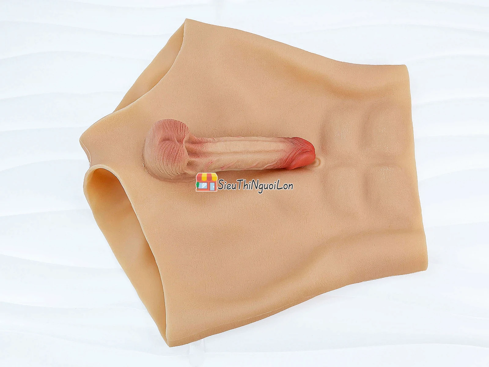Quần dương vật giả size to rỗng ruột siêu mềm có múi