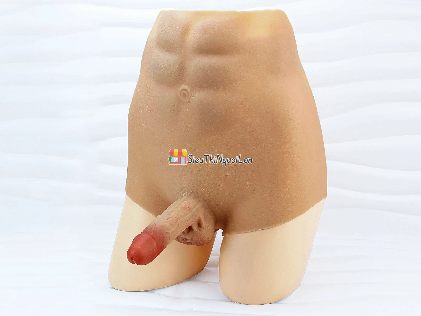 Quần cu giả size to rỗng ruột – silicone siêu mềm, có múi