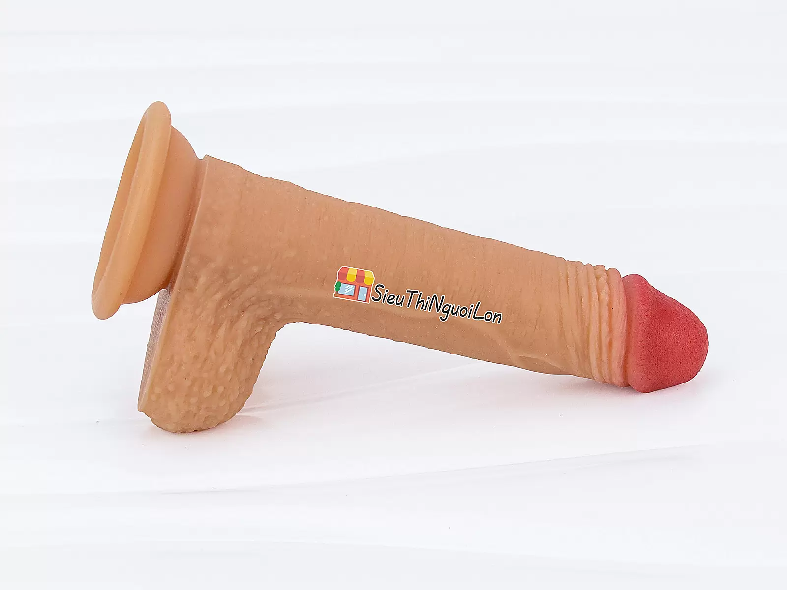 Cu giả có đế Lovetoy Nature Cock 7 inch có bìu rất chân thật