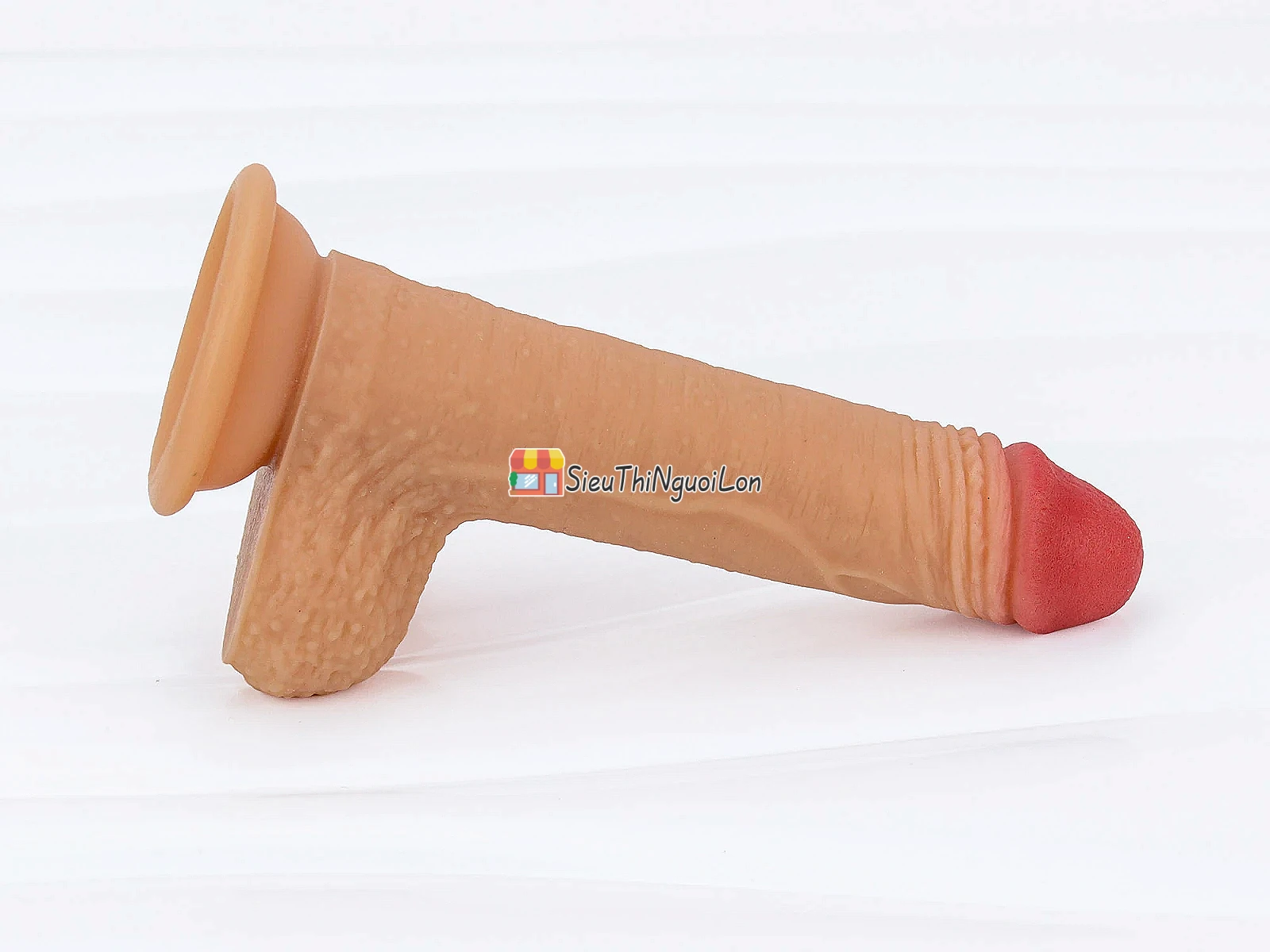 Cu giả có đế Lovetoy Nature Cock 7 inch – có bìu, rất thật