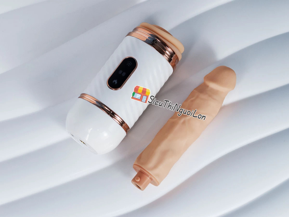 Dương vật giả Cyclone Fire có đế rung thụt điều chỉnh từ xa