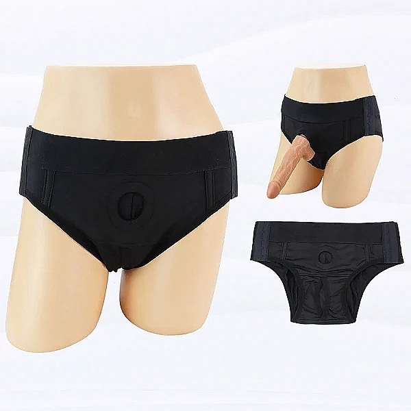 Quần chip gắn cu giả đơn – silicon strap-on nhanh