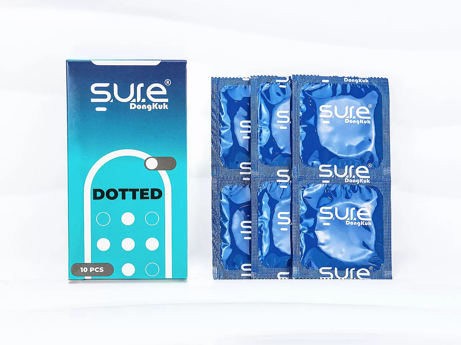 Bao cao su Sure DongKuk Dotted 10 bao – gai nổi tiết kiệm