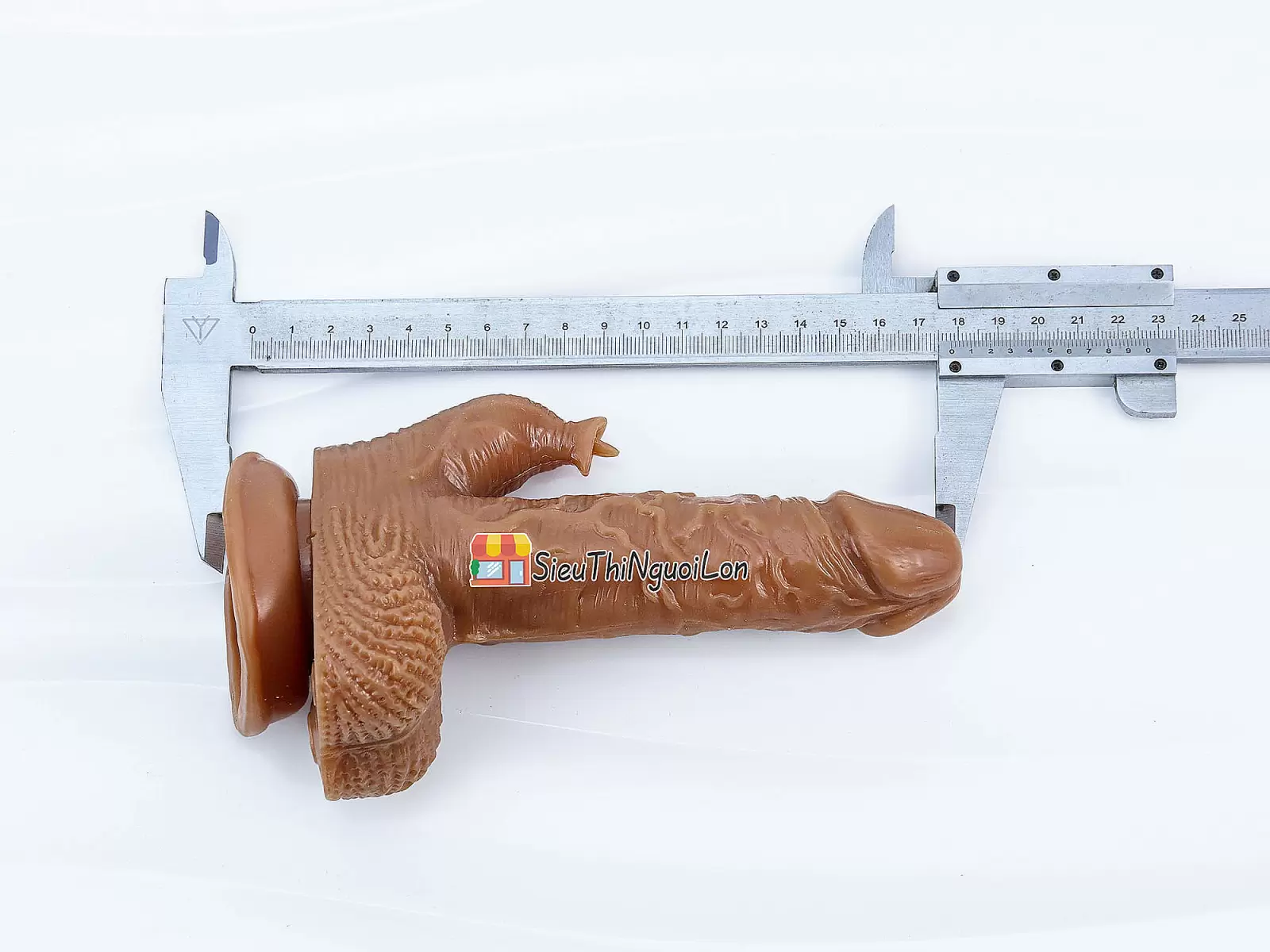 Dương vật giả 2 đầu rung - thụt - ngoáy điều khiển từ xa