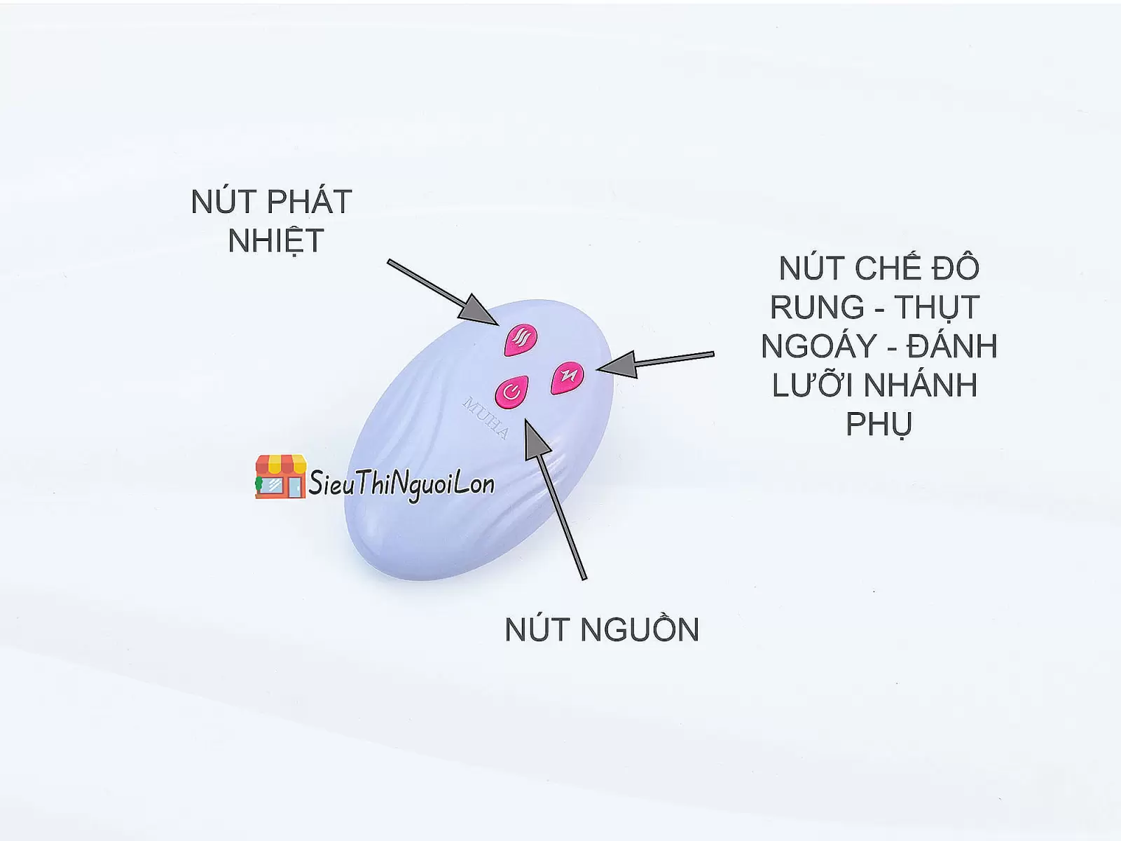 Dương vật giả 2 đầu rung - thụt - ngoáy điều khiển từ xa