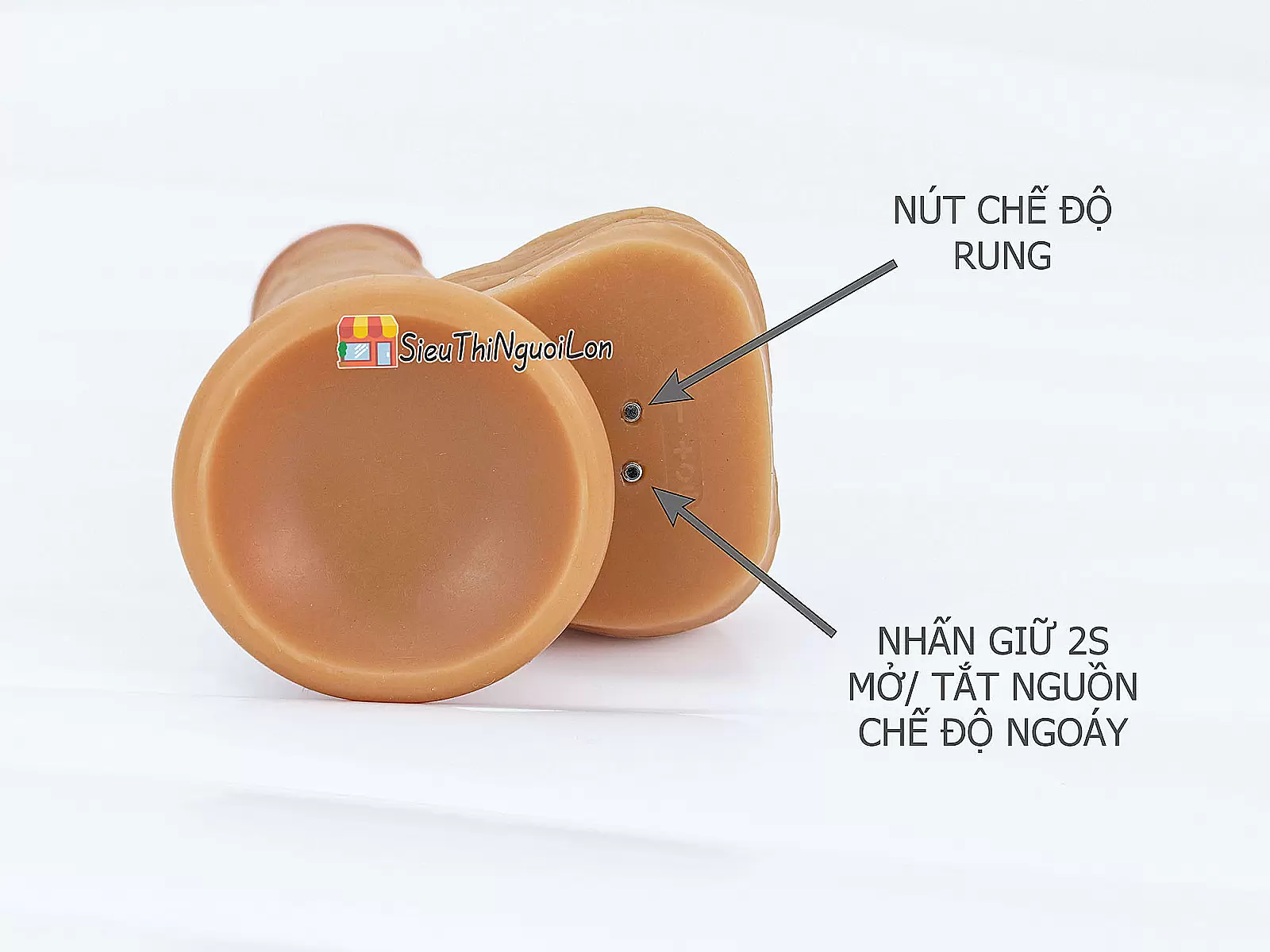 Dương vật giả có đế YEAIN Devil rung ngoáy kèm điều khiển từ xa