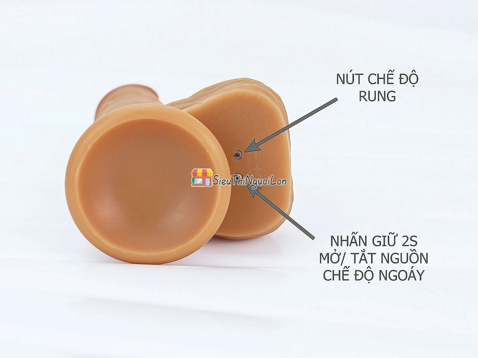 Cu giả có đế YEAIN Devil – rung ngoáy, phát nhiệt, có remote