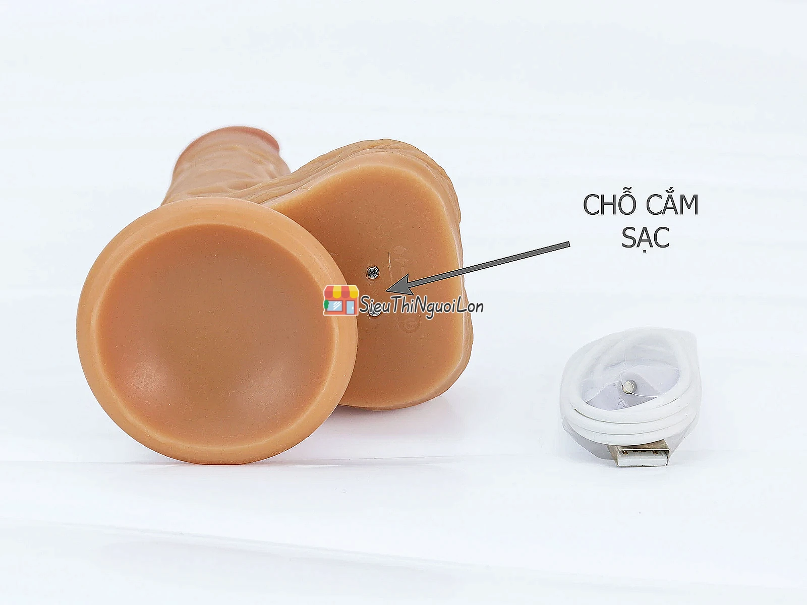 Cu giả có đế YEAIN Devil – rung ngoáy, phát nhiệt, có remote