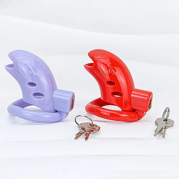 Khóa dương vật nhựa có chìa – chastity cage nam