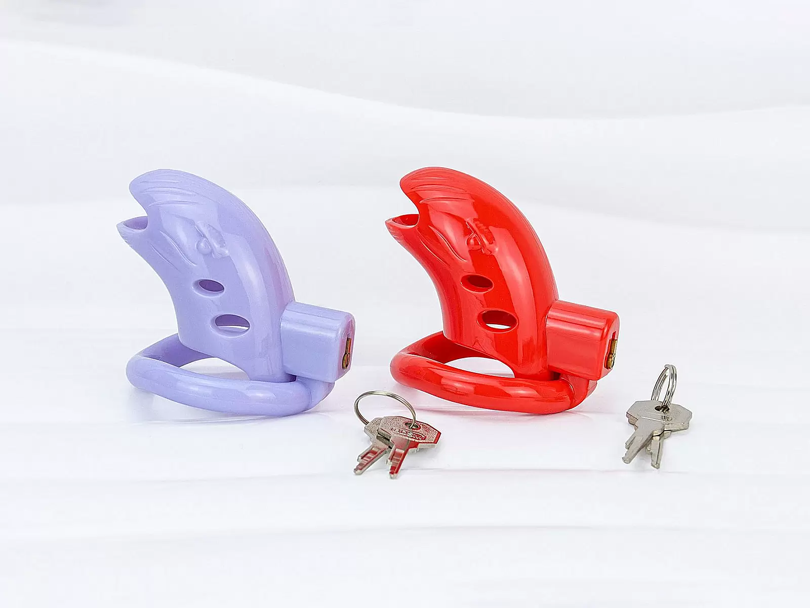 Khóa dương vật nhựa có chìa – chastity cage nam