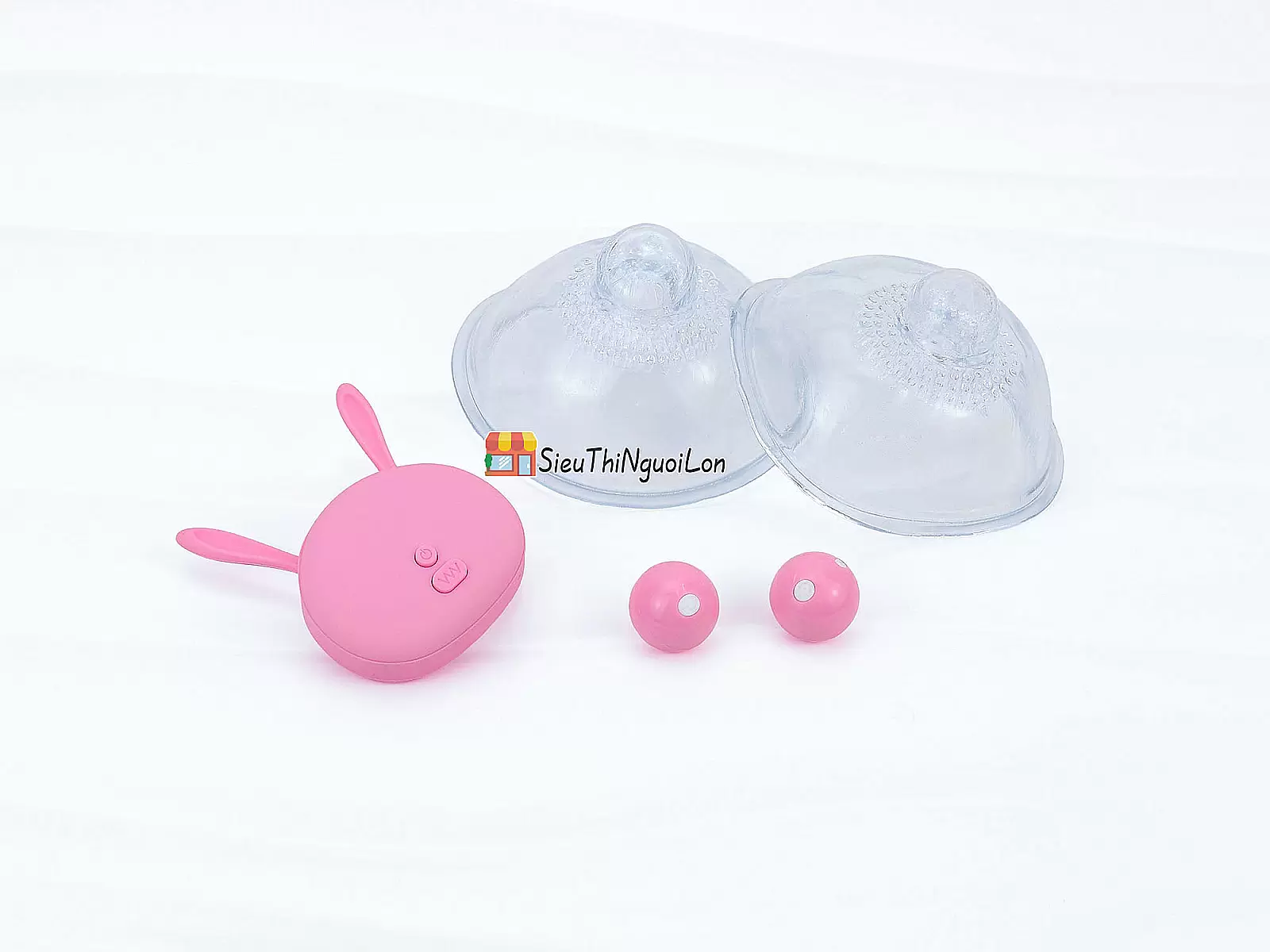 Máy massage ngực Breast Vibrator điều khiển từ xa