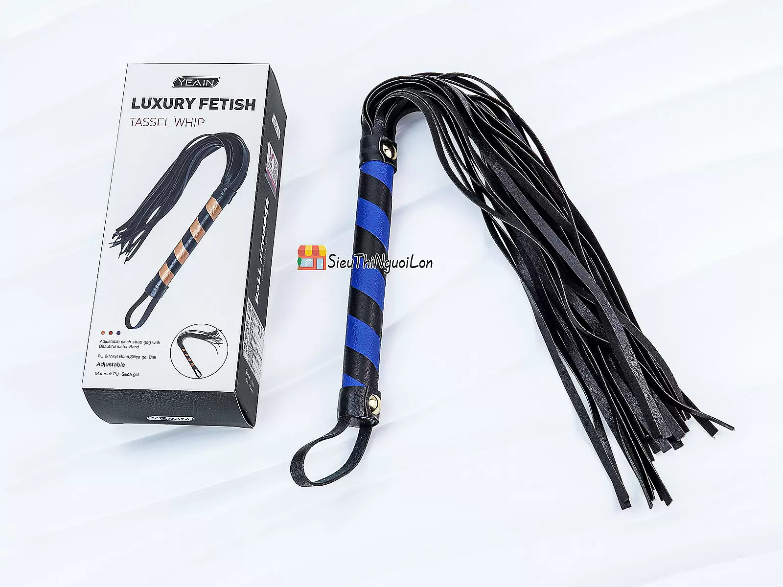 Đồ chơi bạo dâm roi da Luxury Fetish 3 màu