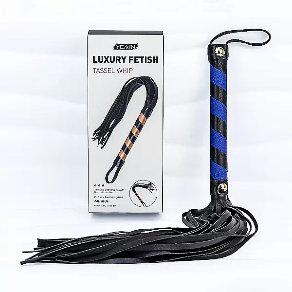Đồ chơi bạo dâm roi da Luxury Fetish 3 màu