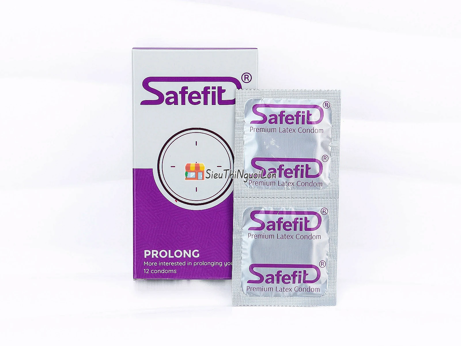 Bao cao su SafefitD Prolong – hỗ trợ kéo dài cuộc yêu