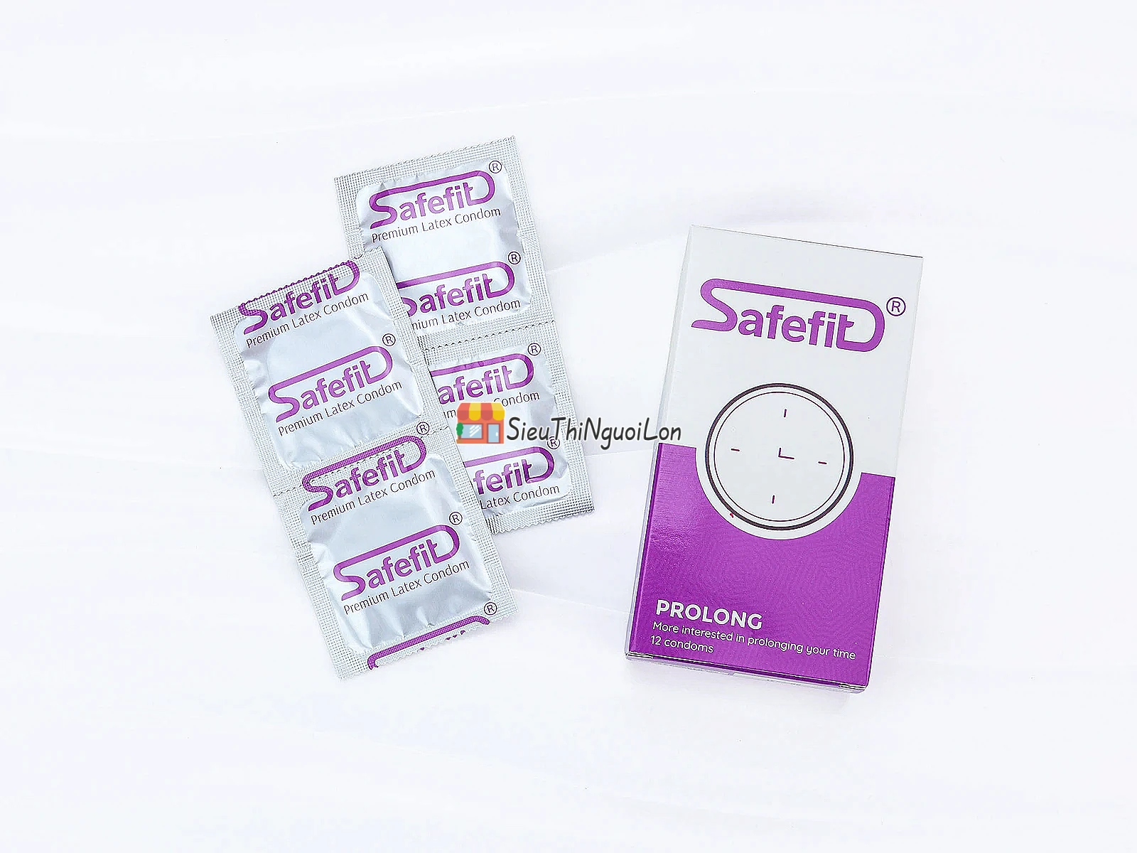 Bao cao su SafefitD Prolong – hỗ trợ kéo dài cuộc yêu