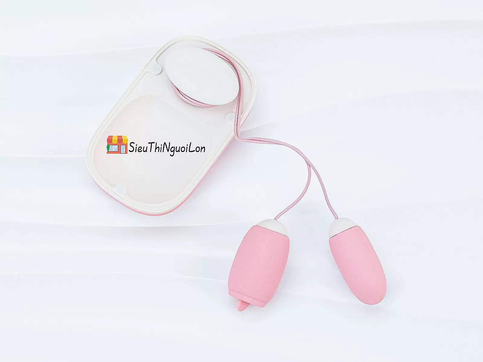 Trứng massage Vibrator Magic Box – 2 đầu trứng & lưỡi liếm cao cấp