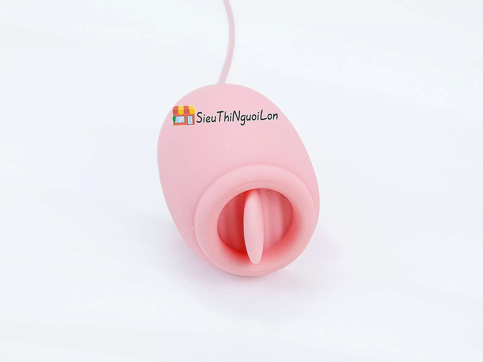 Trứng massage Vibrator Magic Box – 2 đầu trứng & lưỡi liếm cao cấp