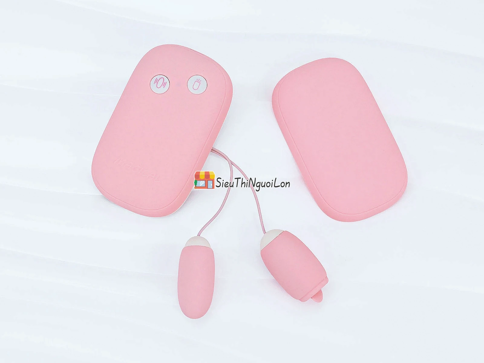 Trứng rung Vibrator Magic Box – 2 đầu trứng và lưỡi liếm