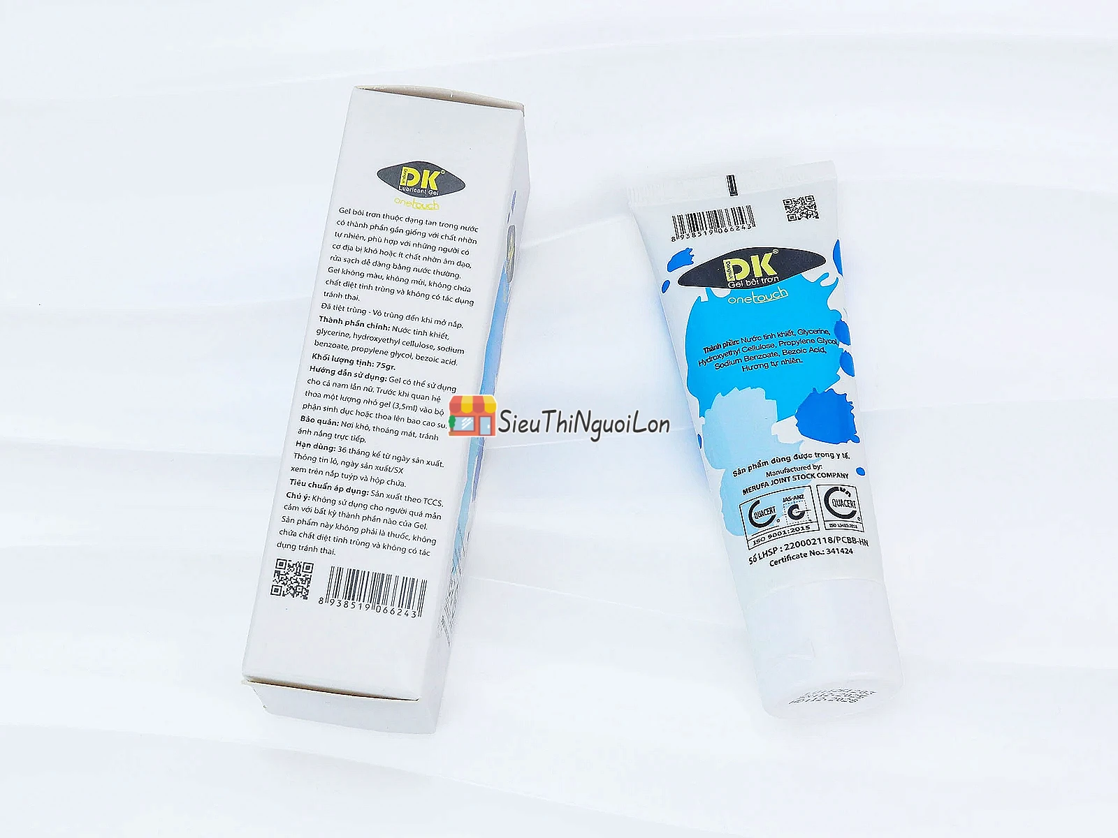 Gel bôi trơn gốc nước DK Onetouch – trơn mượt, dịu nhẹ