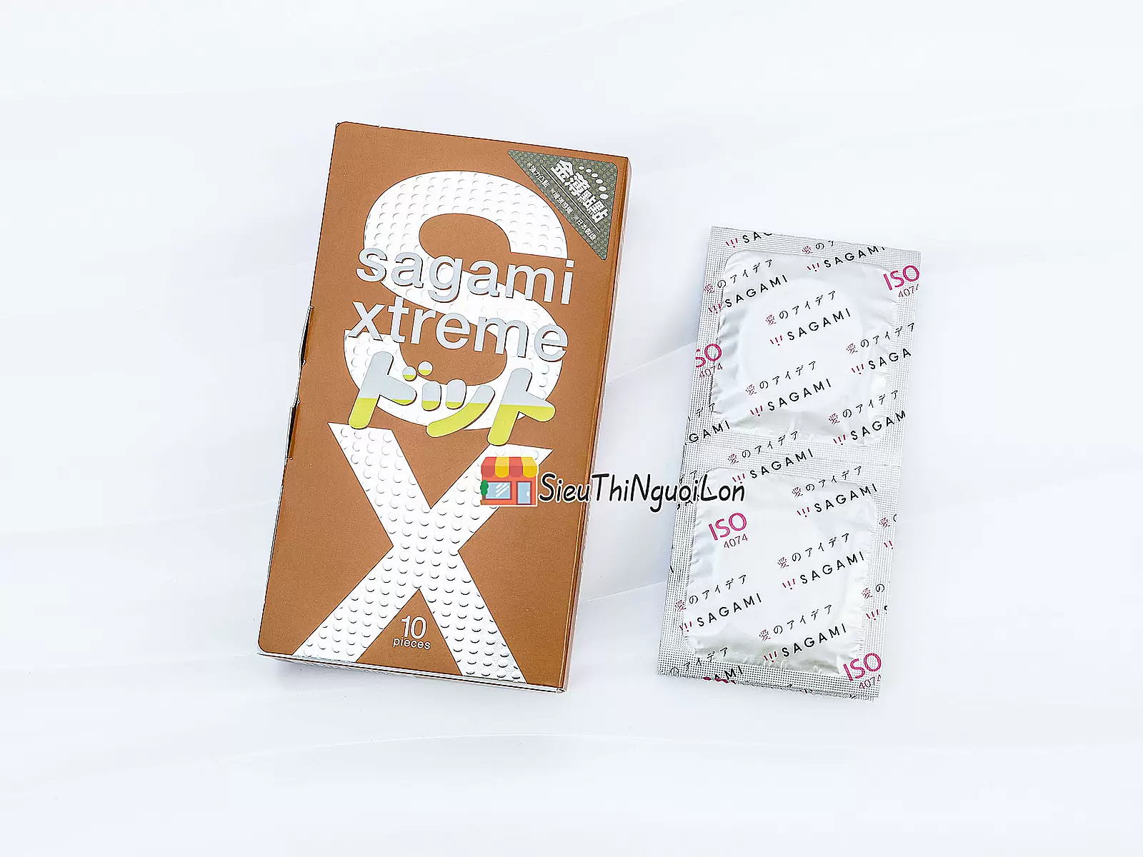 Bao cao su có gai Sagami Xtreme Feel Up 10 bao