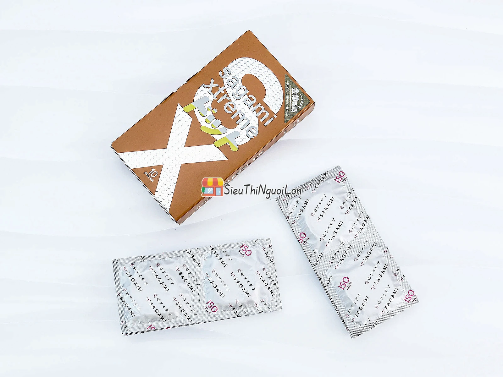 Bao cao su gai Sagami Xtreme Feel Up hộp 10 bao – siêu mỏng