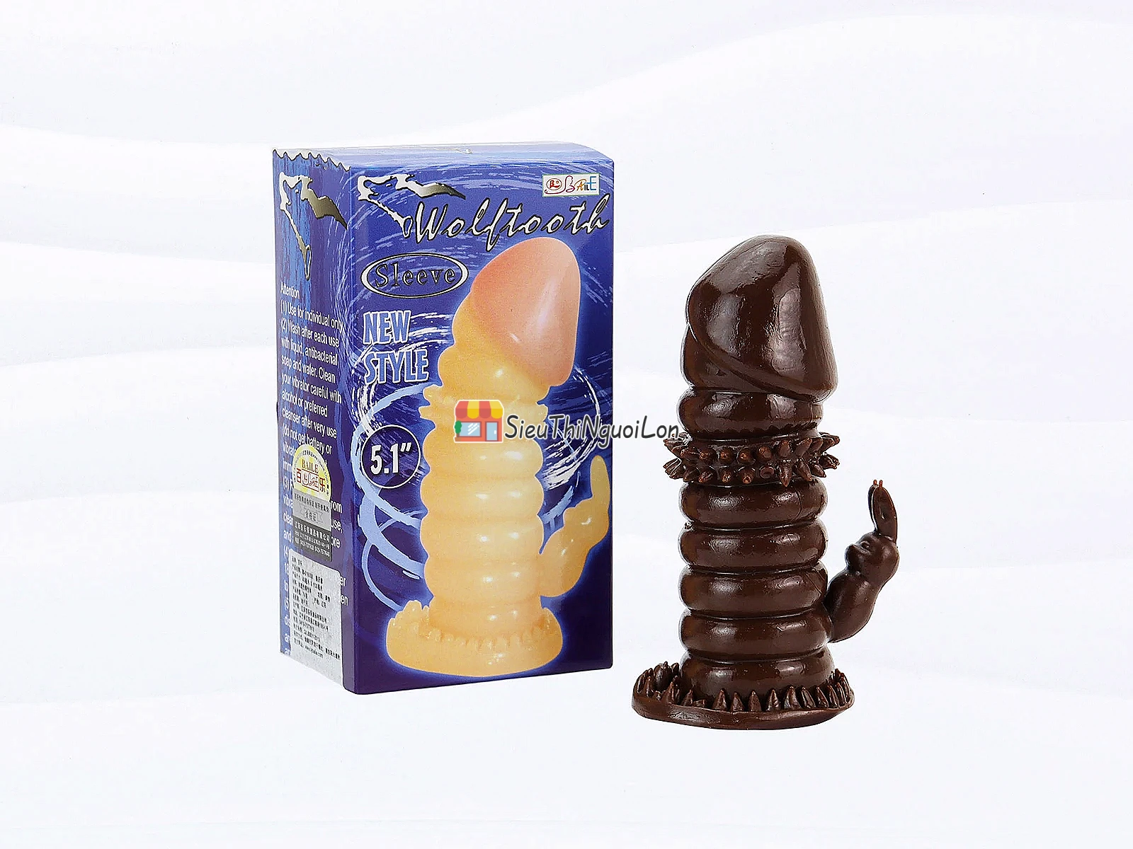 Bao cao su đôn dên có nhánh gai siêu mềm B0801