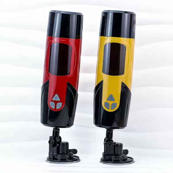 Âm đạo giả Dark Night Xoay - Thụt - Lắc Có Đế Gắn Tường