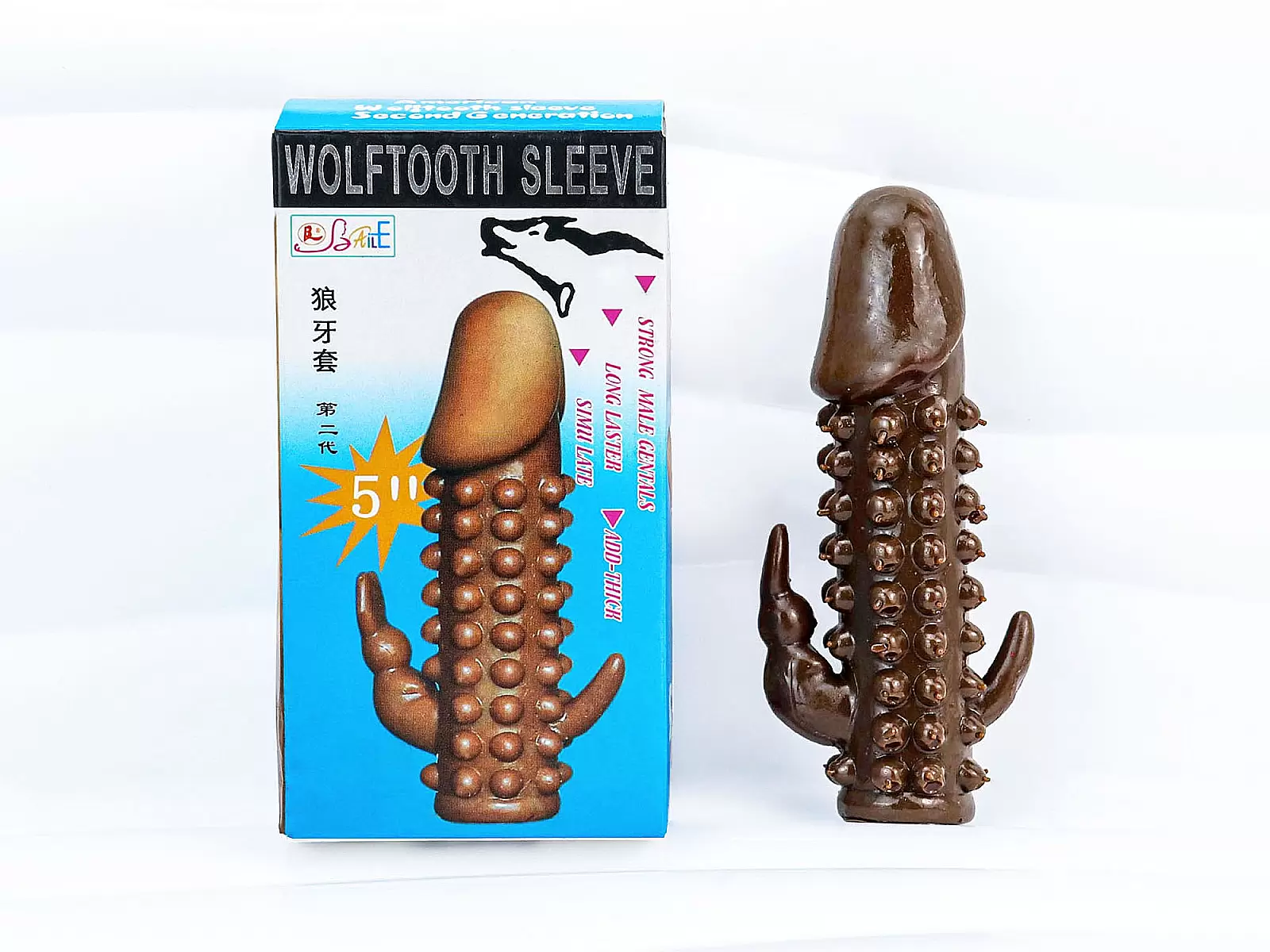 Bao cao su donzen da nâu có nhánh BC6004