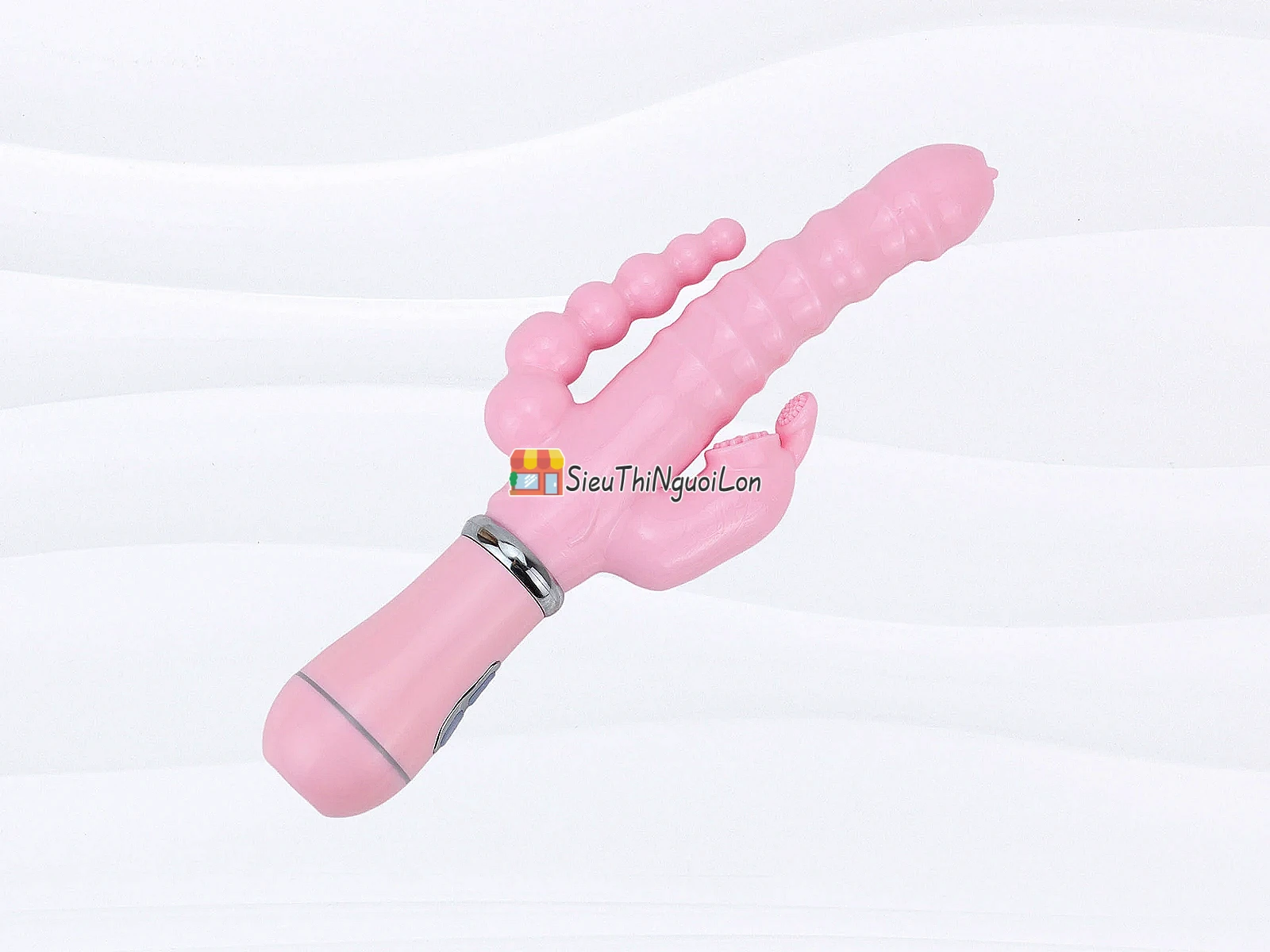 Cu giả rung 3 đầu đa năng – kích thích cùng lúc nhiều điểm
