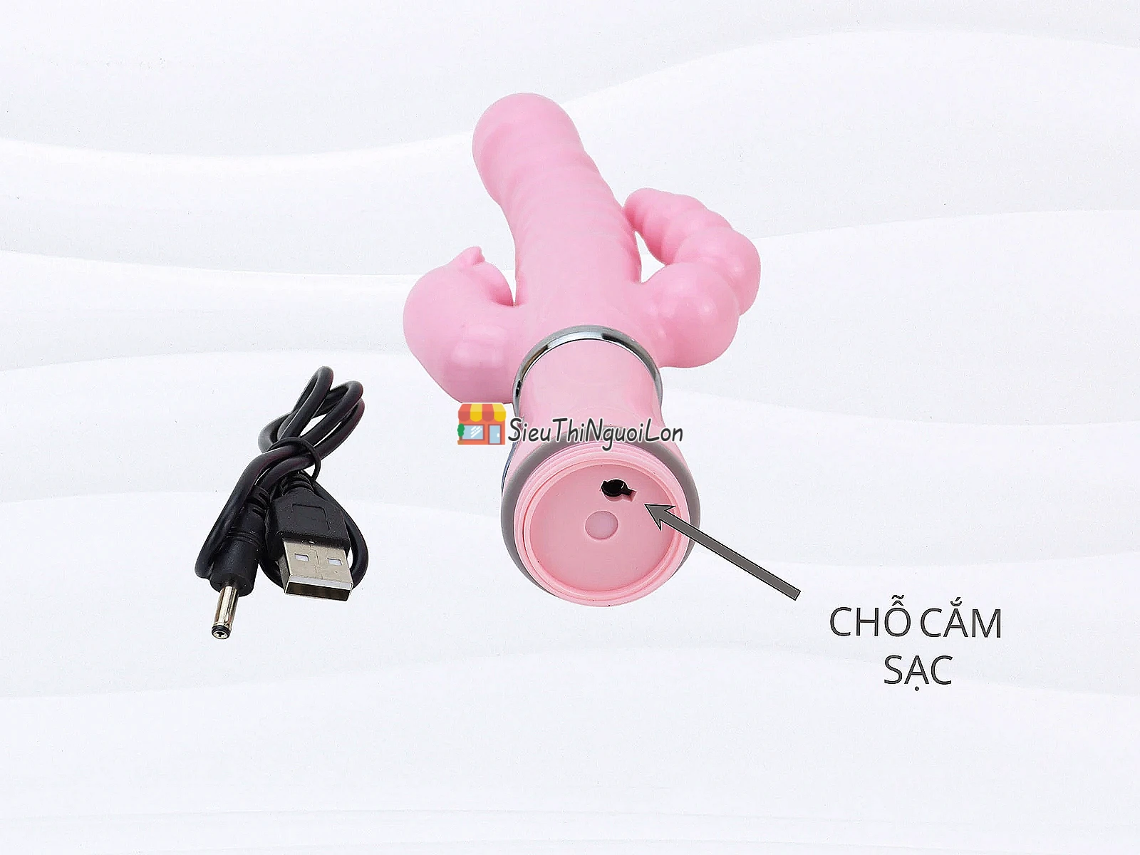 Cu giả rung 3 đầu đa năng – kích thích cùng lúc nhiều điểm