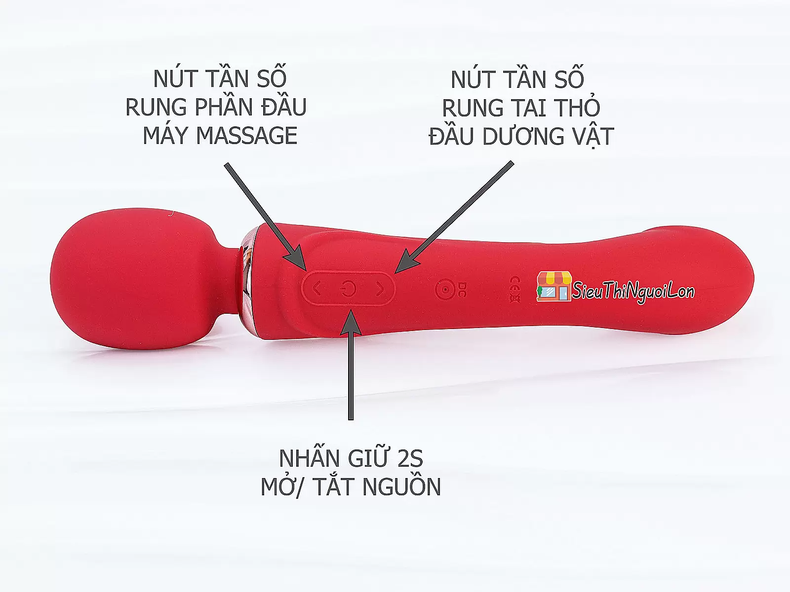 Máy massage kết hợp cu giả đa năng Peter The Great rung nhiều chế độ