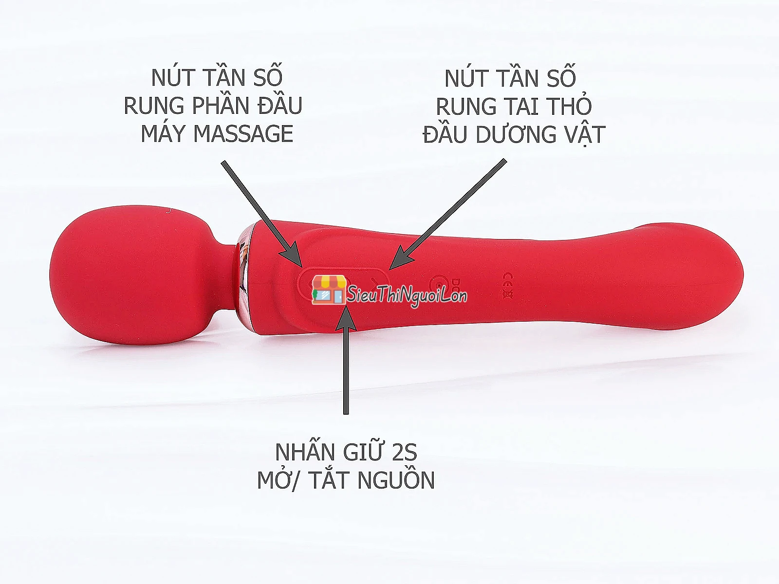 Máy massage kèm cu giả Peter The Great – rung nhiều chế độ