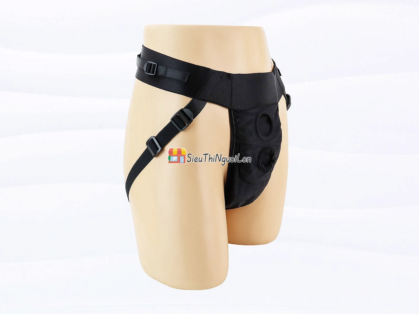 Dương vật giả có dây đeo bơm hơi Ultra Harness - thanh lý có hạn