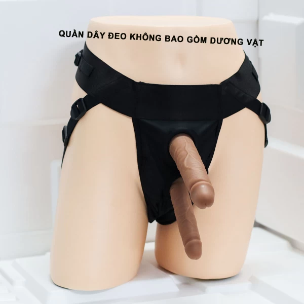 Quần dây đeo harness gắn 2 cu giả – tùy chọn size