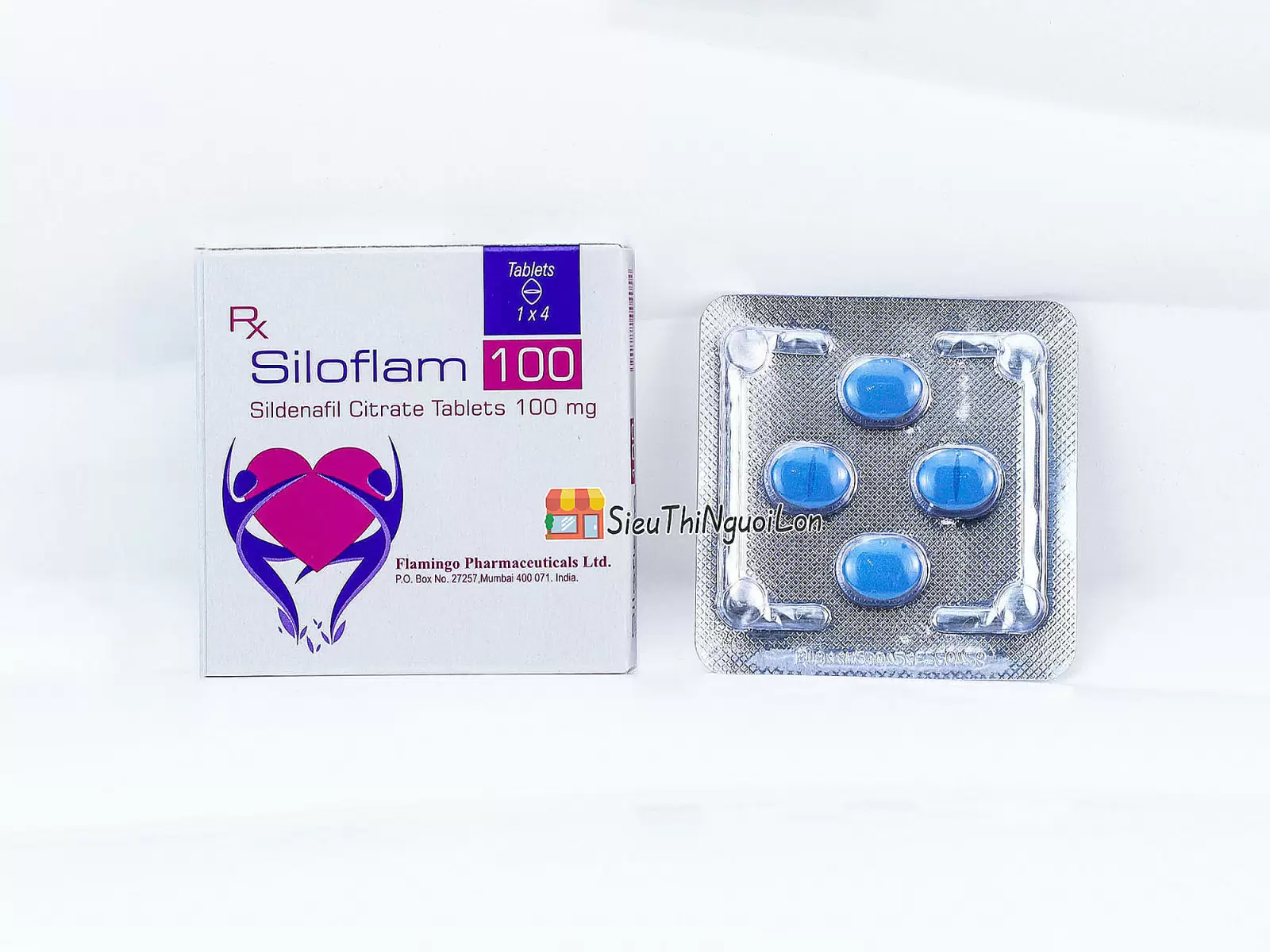 Cường dương ngăn xuất tinh sớm Siloflam 100 Flamingo