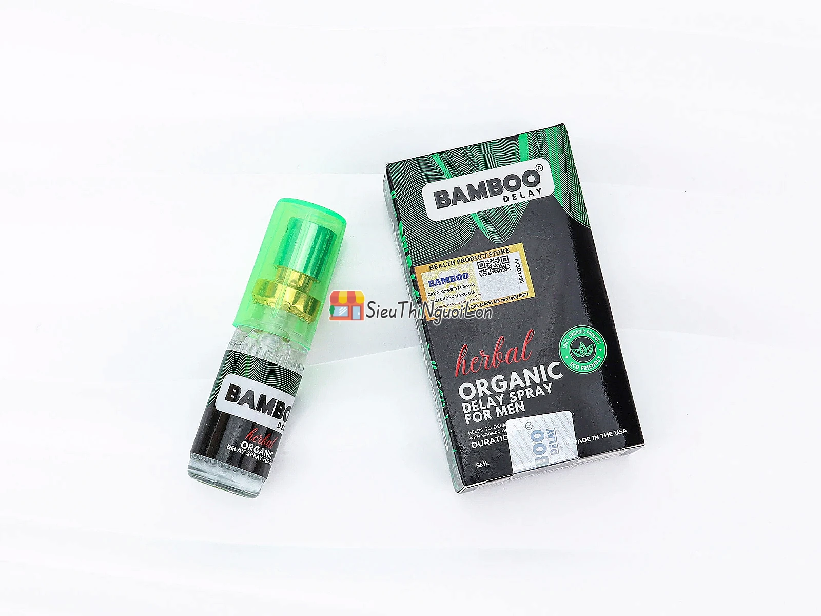Xịt kéo dài thời gian Bamboo Herbal Organic Delay Spray 5ml