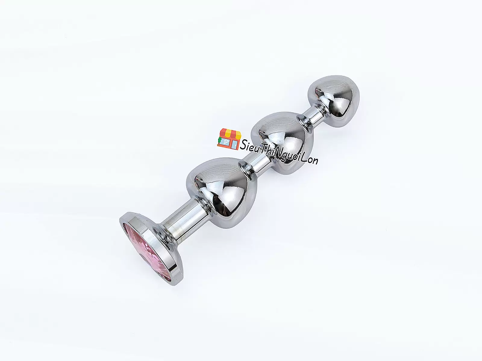 Dụng cụ kích thích hậu môn 3 khấc inox