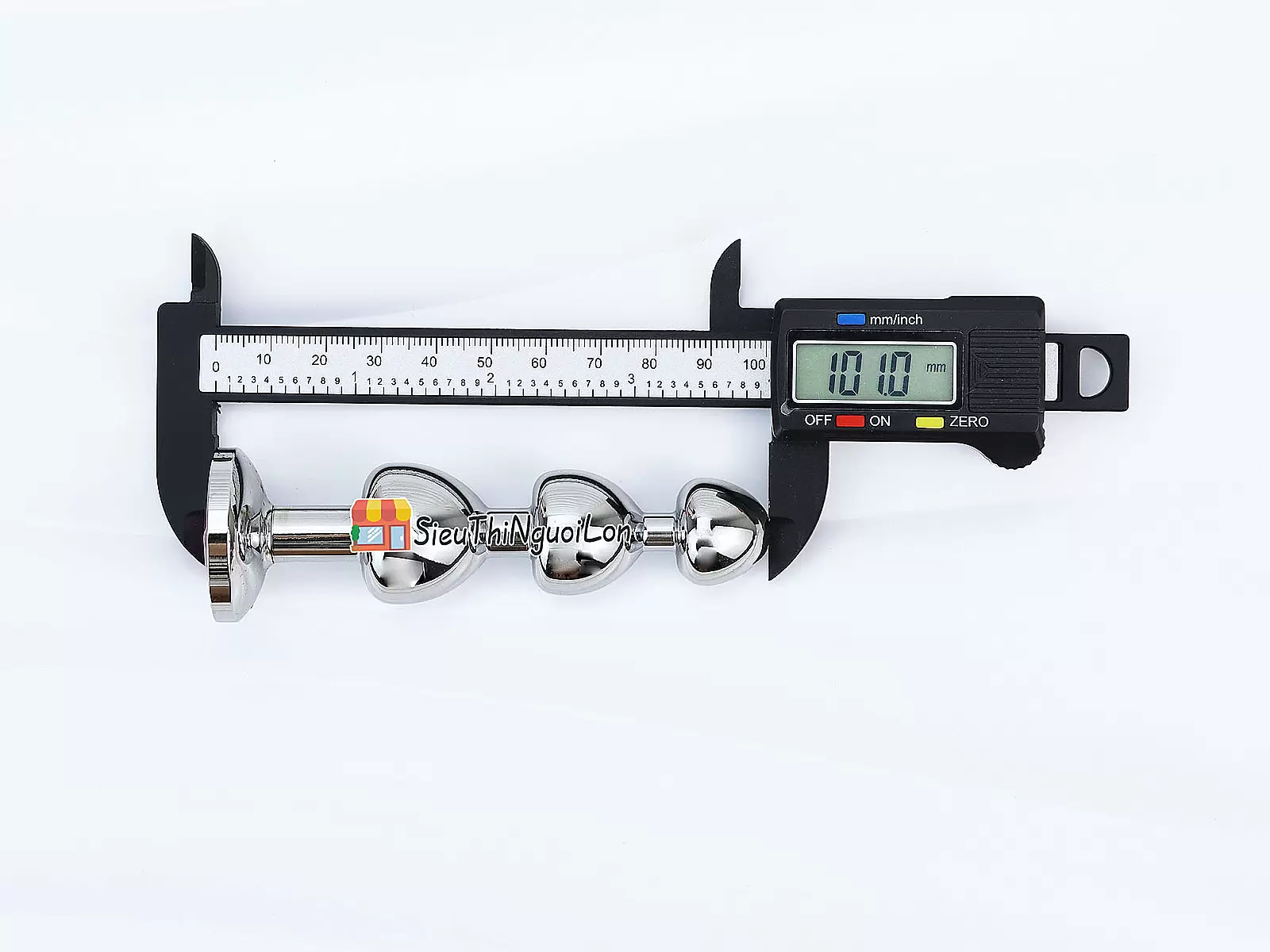 Dụng cụ kích thích hậu môn 3 khấc inox