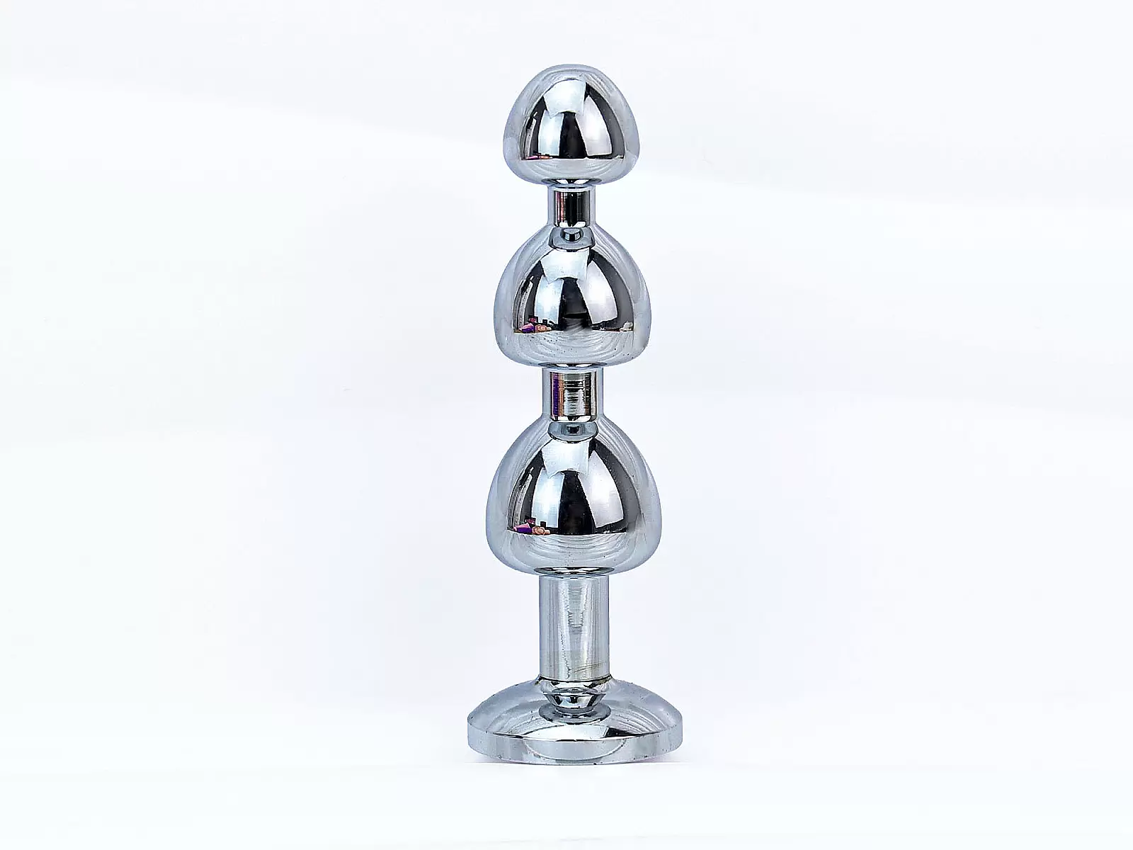 Plug hậu môn inox 3 khấc – size tăng dần