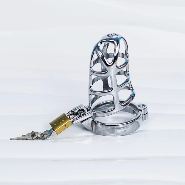 Vòng đeo dương vật Inox có móc khóa