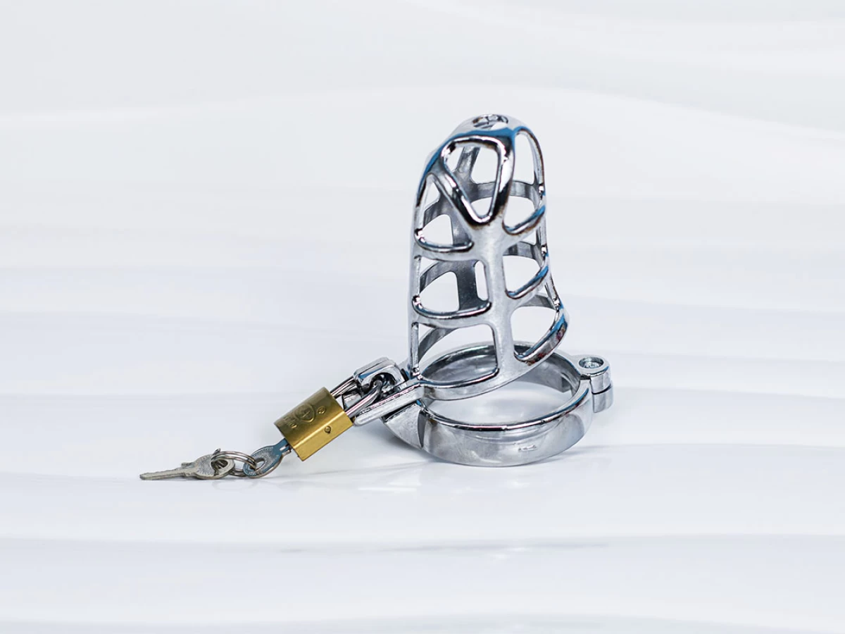 Nhẫn inox đeo dương vật kèm móc khóa – phụ kiện nam